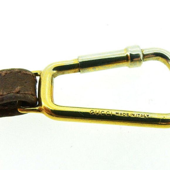 Authentic GUCCI Key Ring Sherry Line Gold Bracket - Picture 9 of 10